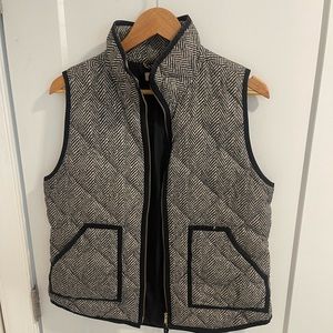 EUC JCREW FACTORY HERRINGBONE VEST